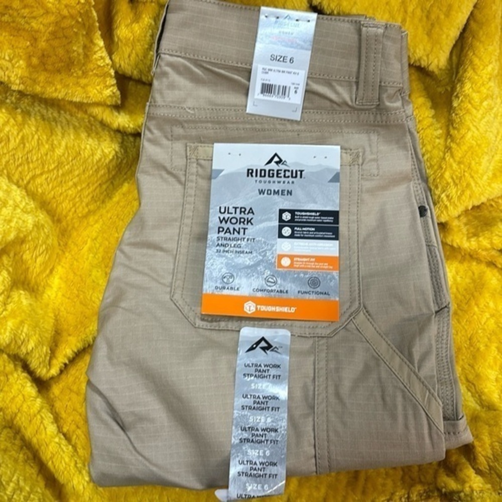 Ridge cut tough wear ultra durable work khaki pants